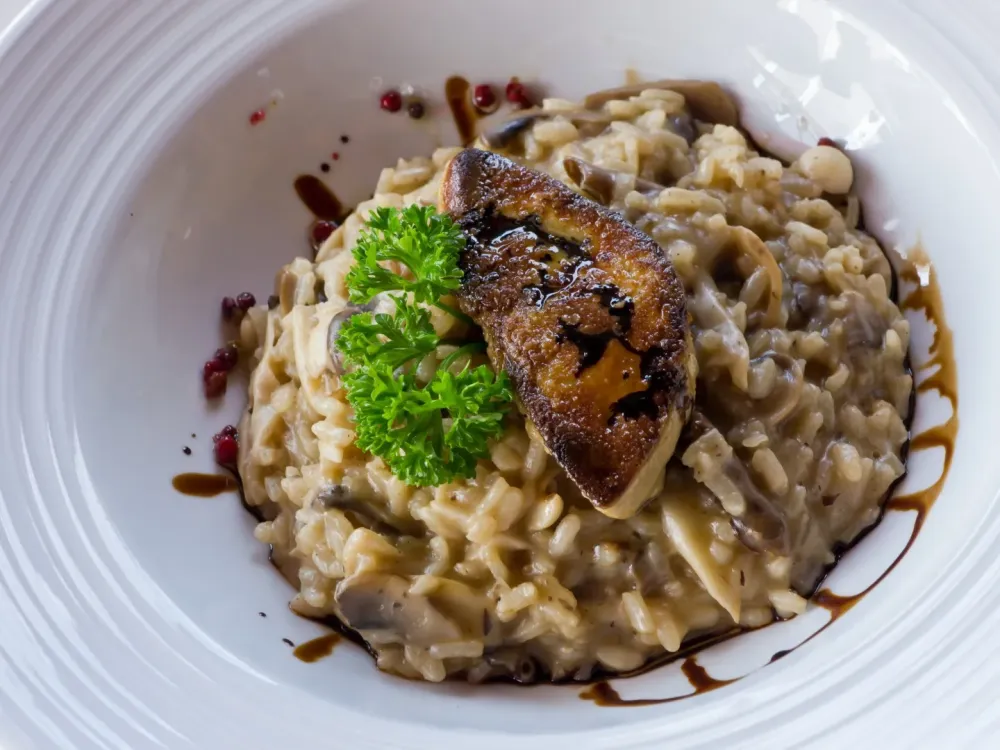 Risotto au foie gras