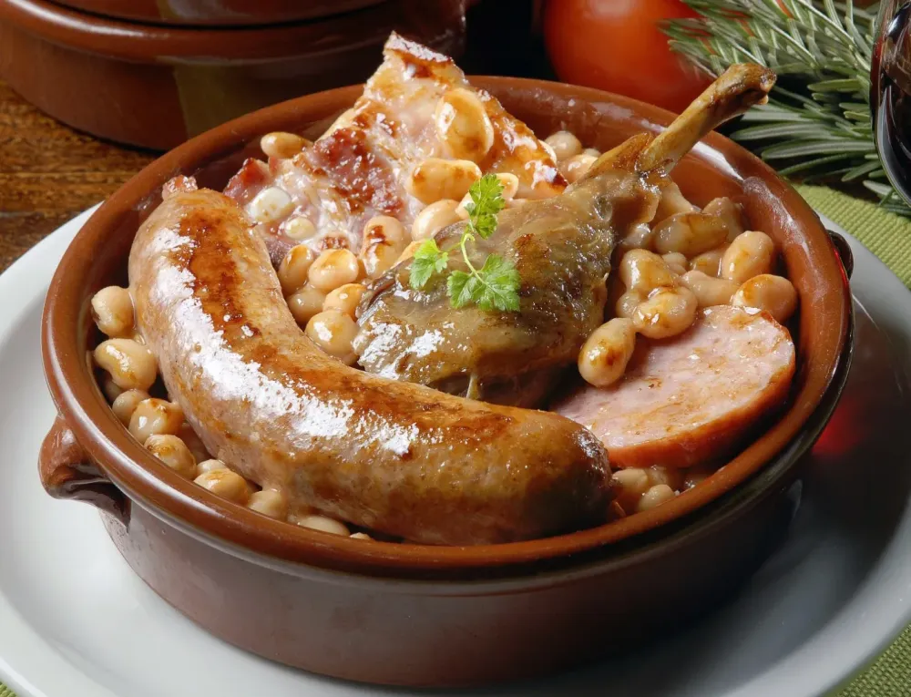 Cassoulet au confit de manchons de canard